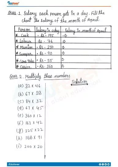 Cbse Class 5 Math Ways To Multiply And Divide Worksheet With Solutions Cbse Class 5 Math Ways To Multiply And Divide Worksheet With Solutions