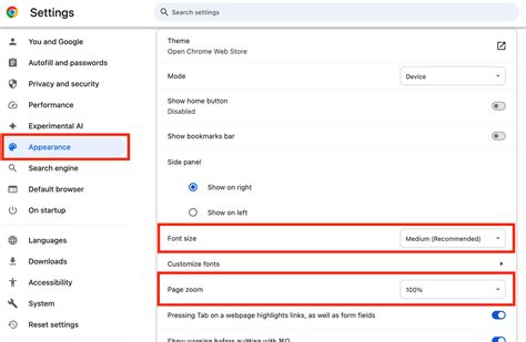 Changing Font Sizes And Magnify Content In My Browser