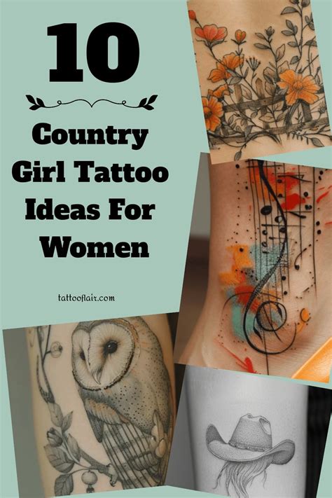 Charming Country Girl Tattoo Ideas You Amp 39 Ll Love