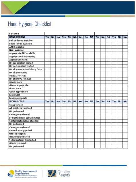Checklist For Clabsi Pdf Hand Washing Hygiene