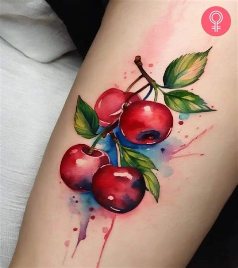 Cherry Tattoo Design Ideas Images