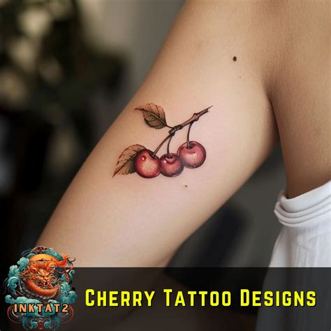 Cherry Tattoos A Sweet Expression Of Individuality And Symbolism 113 Designs Inktat2 Com