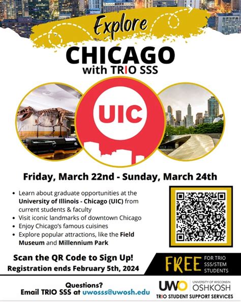Chicagotrip Trio Student Support Services University Of Wisconsin Oshkosh
