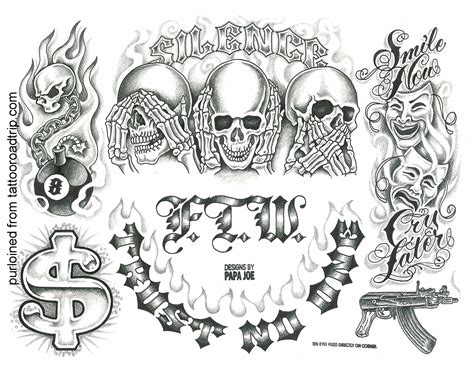 Chicano Gang Tattoos Chicano Gang Tattoos