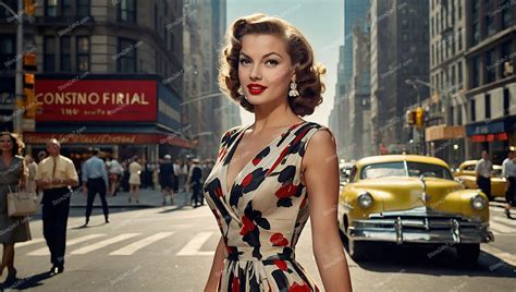 Classic Broadway Retro Pin Up Charm Image 4080 X 2304 Px