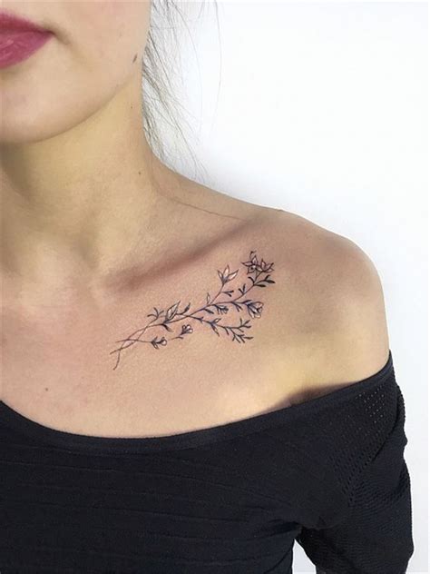 Clavicle Tattoos For Women