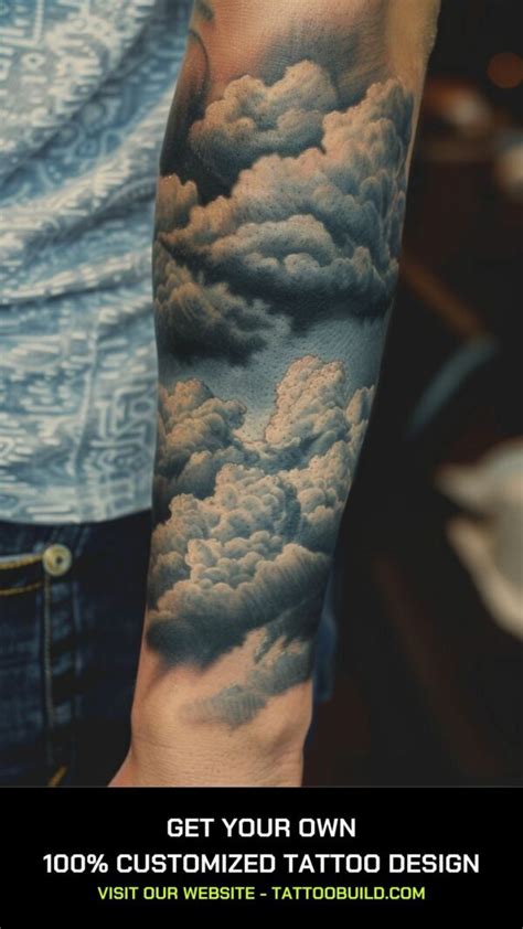 Cloud Tattoo Ideas Embracing The Ethereal Tattoo Build