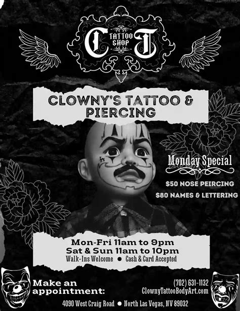 Clowny Tattoos Las Vegas Nevada 89032 2024 Guide In Ua Clowny Tattoos Las Vegas Nevada 89032 2024 Guide In Ua