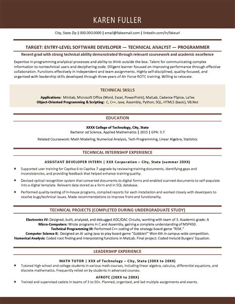 College Student Resume Examples Distinctive Career Services College Student Resume Examples Distinctive Career Services