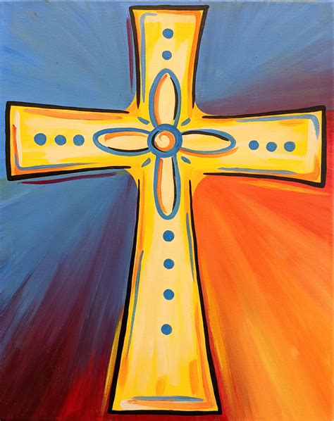 Colorful Cross Canvas Amp Sign Painting Colorful Cross Canvas Amp Sign Painting