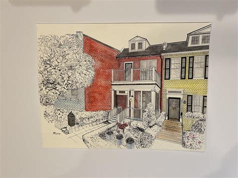 Colourful Georgetown Drawing Painting What Do You Think R Washdc