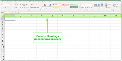 Column Headings From Numbers To Letters Excel Unlocked