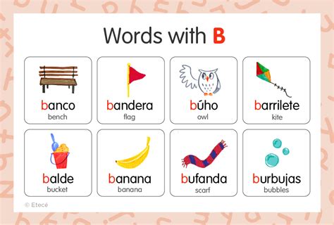 Common Spanish Words That Start With B Common Spanish Words That Start With B