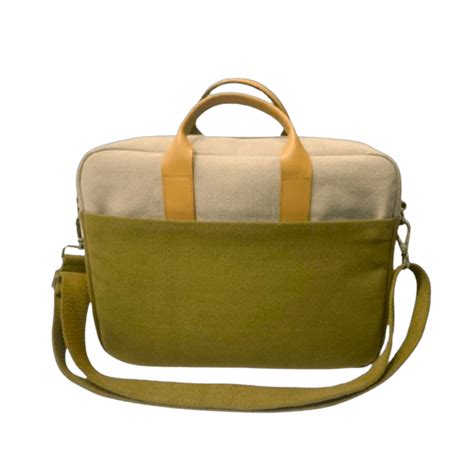 Commuter Canvas Briefcase To The Market