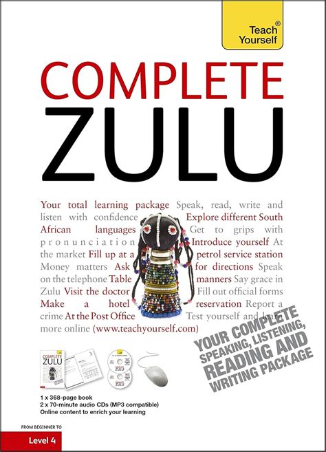 Complete Zulu Beginner To Intermediate Course Learn To Read Write Speak And Understand A New Language With Teach Yourself