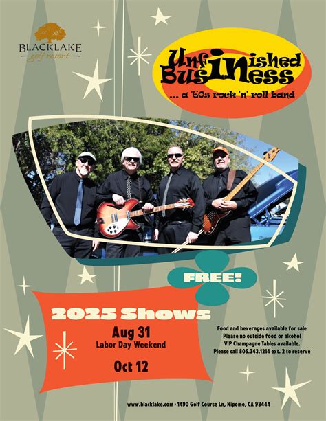 Concerts Public Events Blacklake Golf Resort
