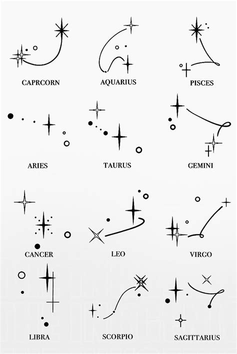 Constellation Tattoo Ideas For Your Zodiac Sign