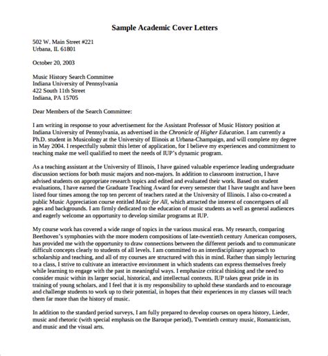 Cover Letter For Faculty Position Sample Cover Letter For Faculty Position Sample