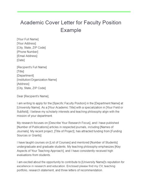Cover Letter For University Faculty Position Writing A Cover Letter For A Faculty Position Is Cover Letter For University Faculty Position Writing A Cover Letter For A Faculty Position Is
