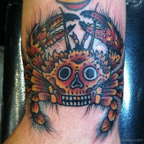 Crab Skull Tattoos