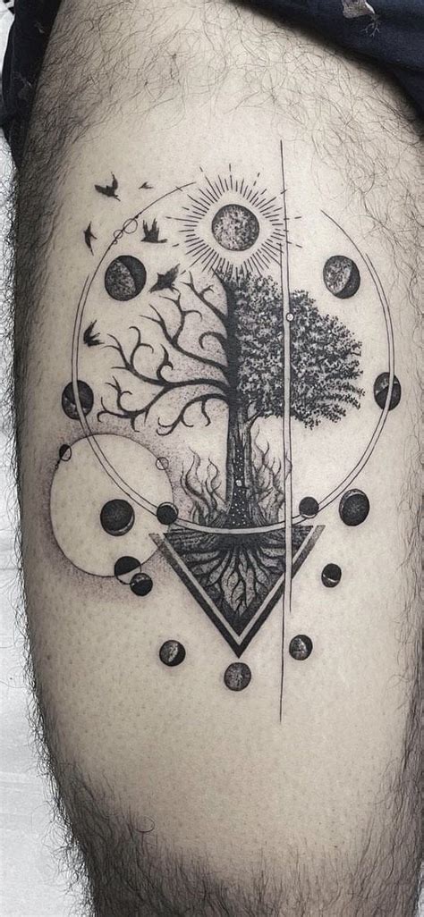 Cracked World Tree Tree Of Gondor By Dongshan At A Private Studio Lyon France R Tattoos