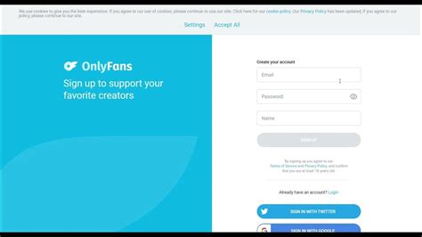 Create Onlyfans Account Onlyfans App Account Registration Guide Onlyfans Sign Up 2025 Youtube