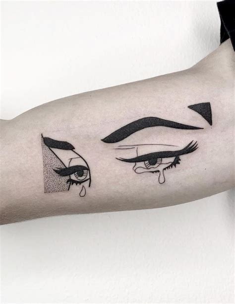 Crying Eyes Tattoo Designs