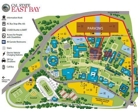 Csu East Bay Map A Comprehensive Guide To Campus Grounds