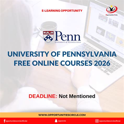 Cursuri Online Gratuite 2026 University Of Pennsylvania Upenn Youth Md
