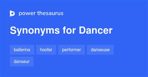Dancer Synonyms 628 Similar Words Amp Phrases