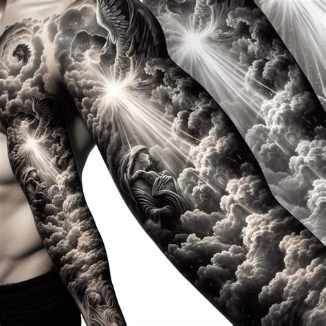 Dark Cloud Filler For Marc Thanks Again Cloudgapfiller Cloudtattoo Sleevetattoo Sleeveprogress