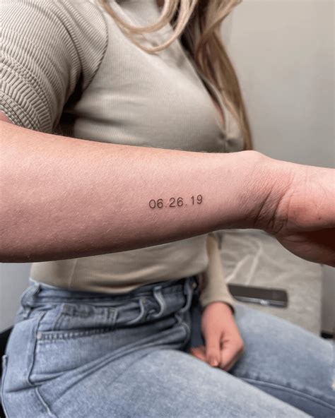Date Tattoos Tattoodo