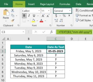 Date To Text In Excel How To Use Formula Examples Template