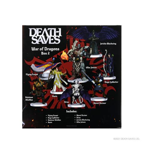 Death Saves War Of Dragons Box Set 2 Wizkids