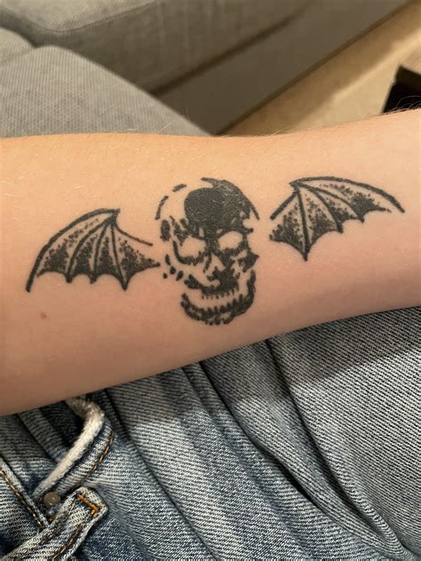 Deathbat Tattoo R Avengedsevenfold