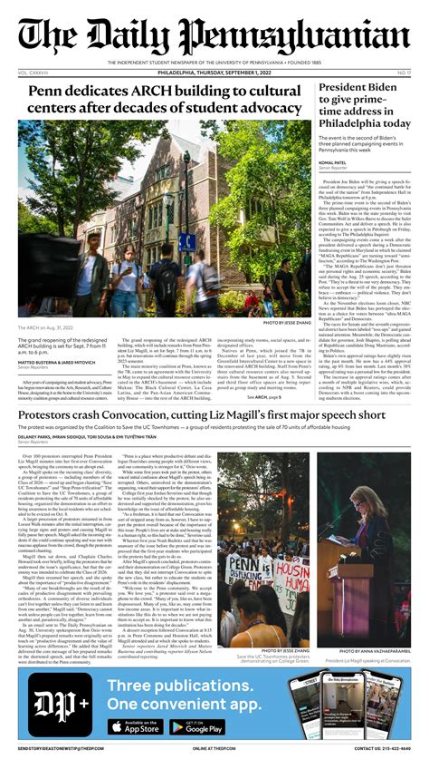 December 1 2022 By The Daily Pennsylvanian Issuu