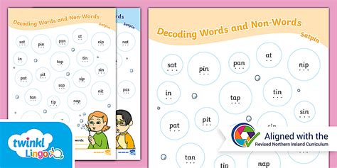 Decoding Words And Non Words Satpin Teacher Made Twinkl