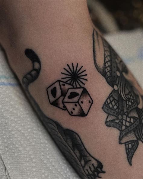 Dice Tattoo By Ig Barbiesundaytattoos In 2025 Traditional Tattoo Cuff Star Tattoos Dice Tattoo By Ig Barbiesundaytattoos In 2025 Traditional Tattoo Cuff Star Tattoos
