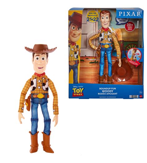 Disney Pixar Toy Story Woody Thinkway Drop Down Talking Standing Doll Figure Hat 26 71