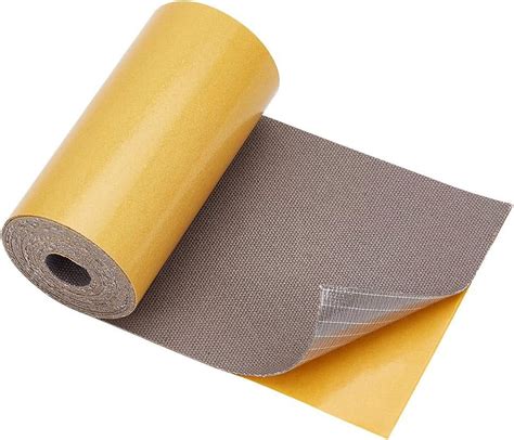 Diy Cotton Canvas Repair Tape 78X4 Inch Gray Self Adhesive Fabric Repair Patch For Repairing