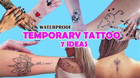 Diy Temporary Tattoos At Home 5 Waterproof Methods Super Easy