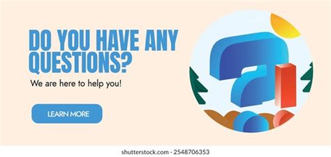 Do You Have Any Questions Do You Have Any Questions Ask Us Banner Social Media Post Web Page Premium Vector