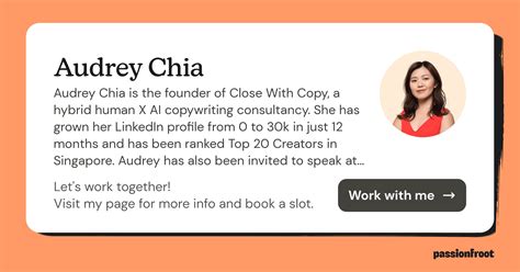 Does Your Copy Actually Convert Audrey Chia