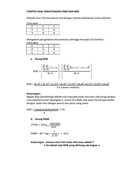 Dokumen Tips Penghitungan Manual Mse Psnr Pdf Dokumen Tips Penghitungan Manual Mse Psnr Pdf