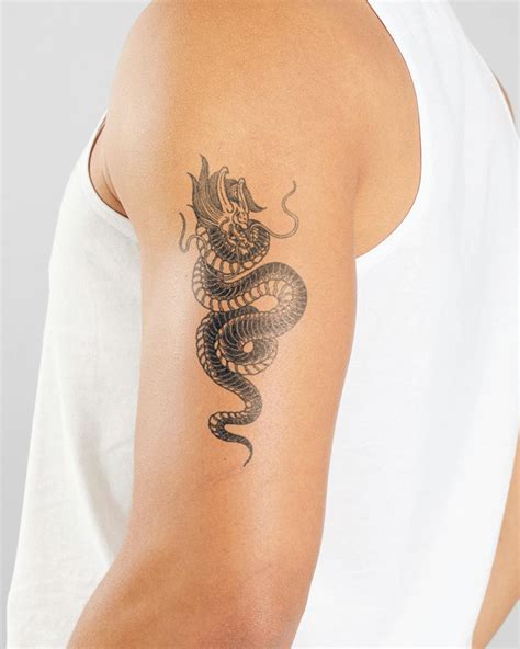 Dragon Arm Tattoos Fiery Ink Designs Inkbox Semi Permanent Tattoos