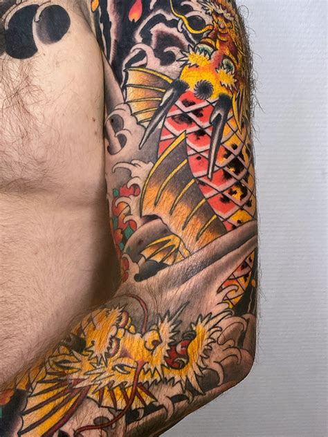 Dragon Koi Tattoo Symbolism And Process