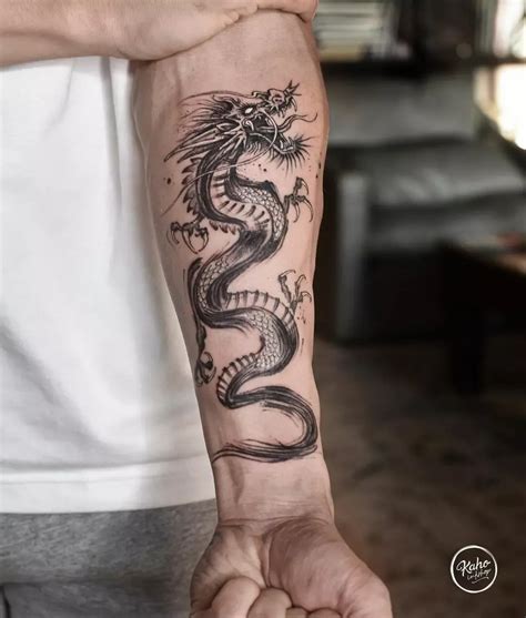 Dragon Tattoos For Forearm Tattoo Icsl Edu Gr