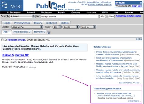Drug Information For Ordinary People In Pubmed Digital World Biology