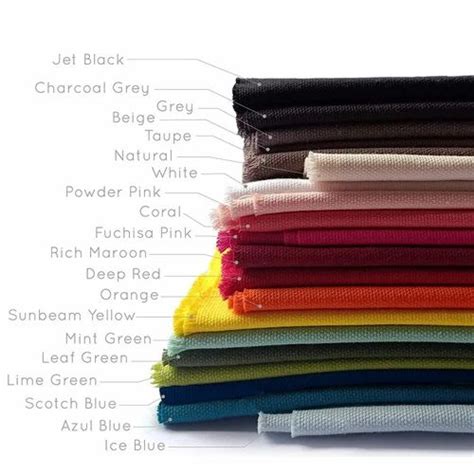 Dyed Recycled Organic Cotton Canvas Fabric Sustainable Customizable And Vibrant At 50 Meter