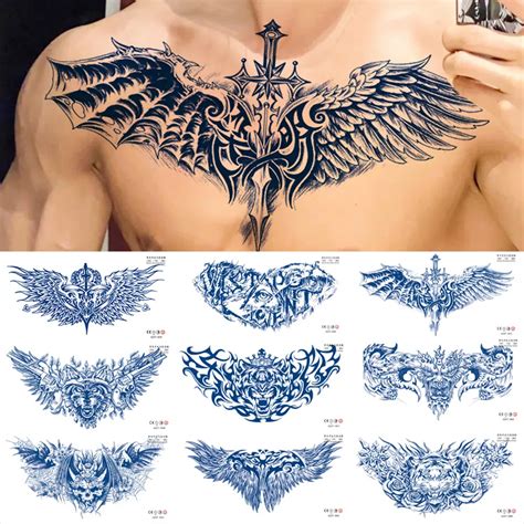 Eagle Back Of Neck Tattoo The Real Deal On Waterproof Long Lasting Temporary Ink